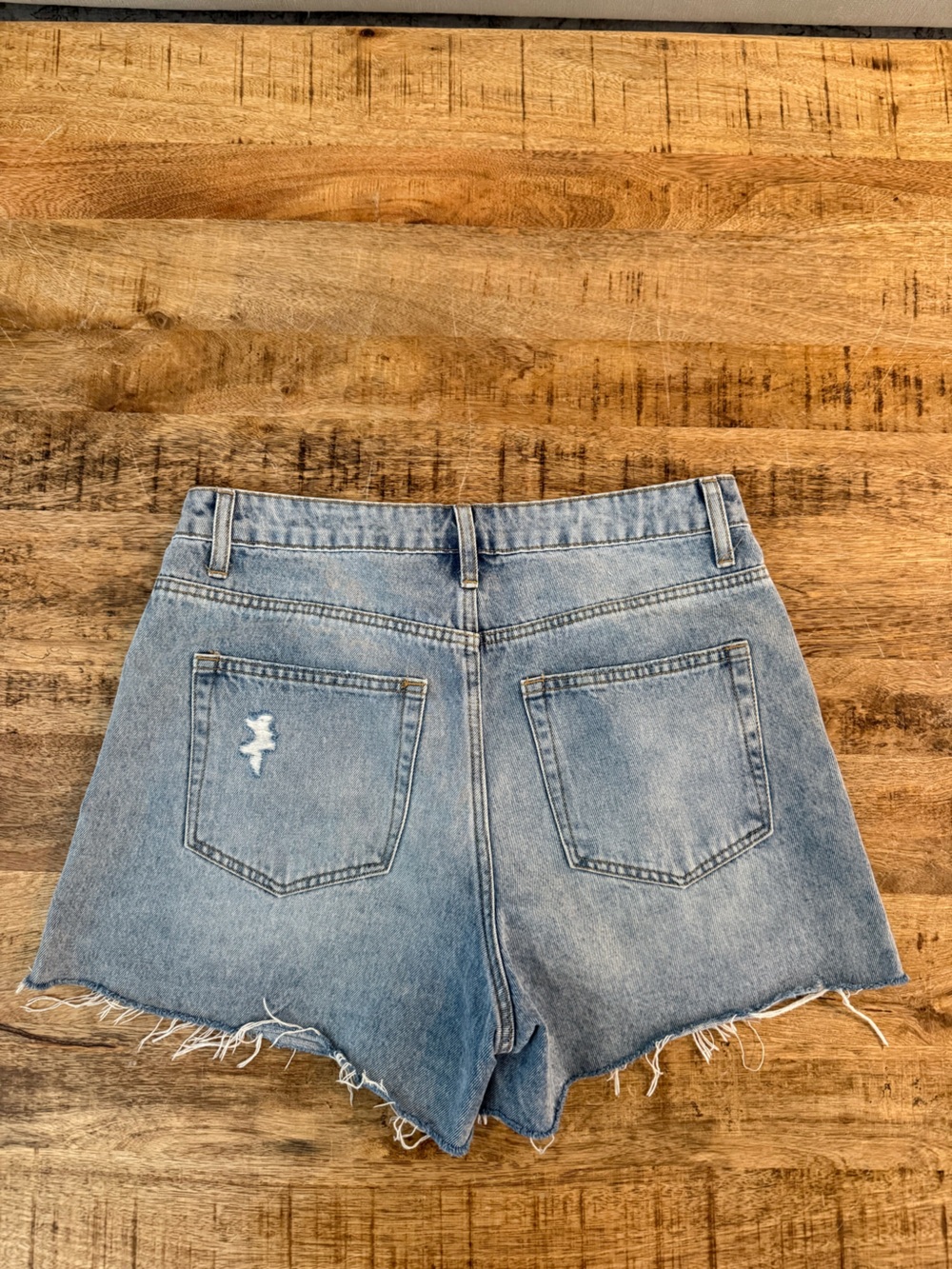BAYEAS HIGH RISE SHORTS - DENIM JEANS - Picture 2 of 3